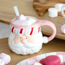 Discount Mug pere noel 3d rose Vaisselle, Art De La Table·Tasse, Mug, Bol