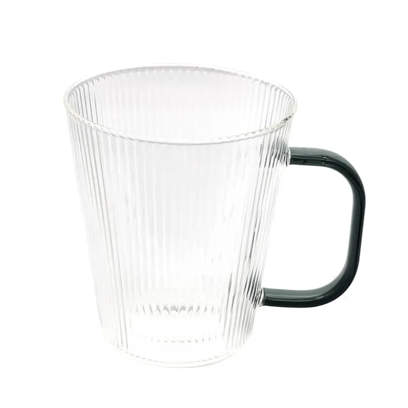 Outlet Mug strie transparent hanse jaun Vaisselle, Art De La Table·Tasse, Mug, Bol