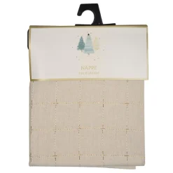 Online Nappe a carreaux beige/ broderie Linge De Table, Cuisine·Nappe