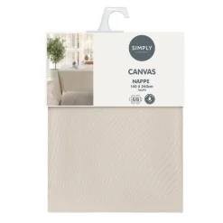 Hot Nappe polyester 140x240cm taupe Linge De Table, Cuisine·Nappe