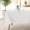 New Nappe rayee 140*240cm ass bl/bg Linge De Table, Cuisine·Nappe