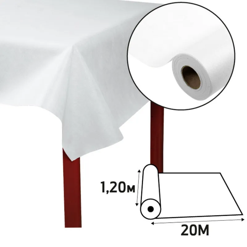 Online Nappe spunbond 1.2x20m blanc Vaisselle Jetable