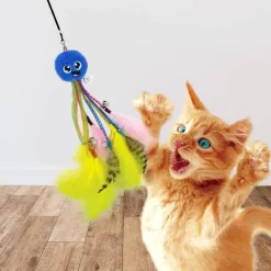Clearance pieuvre avec poche a herbe Jouet Chat