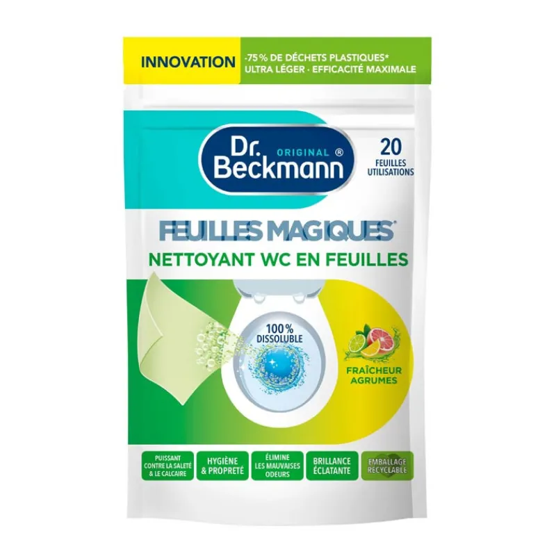 Outlet Nettoyant wc feuilles x20 agrume Nettoyant Ménager
