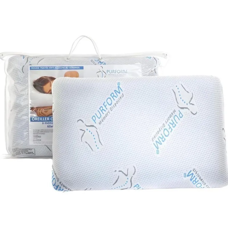 Hot Oreiller orthopedique Linge De Lit·Oreiller