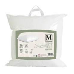 Sale Oreiller 60x60 anti-acar anti-ba Linge De Lit·Oreiller