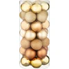 Best Pack 35 boules 6 cm champagne Décoration De Sapin