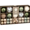 Discount Pack 50 boules nature vert sauge Décoration De Sapin