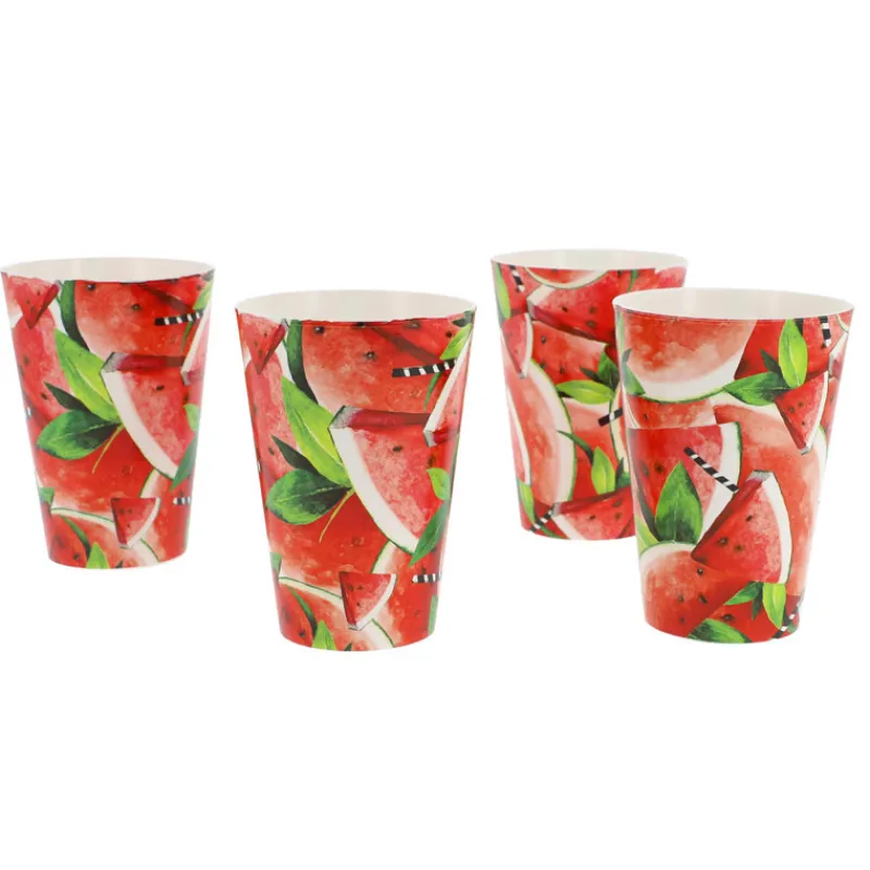 Pack 4 gobelets fruit pasteque Vaisselle Jetable