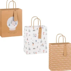 Discount Pack 3 sac cadeaux medium forest Emballage Cadeau