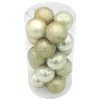 Pack de 20 boules 40mm champagne Décoration De Sapin