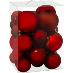 Clearance Pack de 25 boules multi tailles Décoration De Sapin
