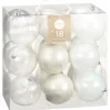 New Pack de 18 boules nacrees Décoration De Sapin