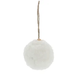 Outlet Pack de 6 boules pompom boucle Décoration De Sapin