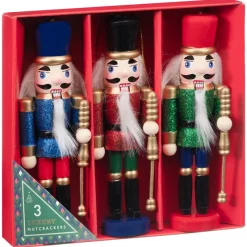 Clearance Pack de 3 casse noisette bois 14 Décoration De Sapin