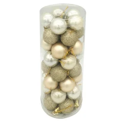 Pack de 40 mini boules champagne Décoration De Sapin