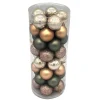 Hot Pack de 40 mini boules 30mm oran Décoration De Sapin
