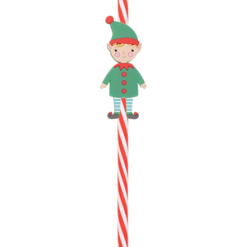 Discount Pack de 4 pailles noel Enfant Accessoire Noël Enfant