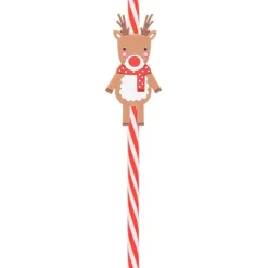 Discount Pack de 4 pailles noel Enfant Accessoire Noël Enfant