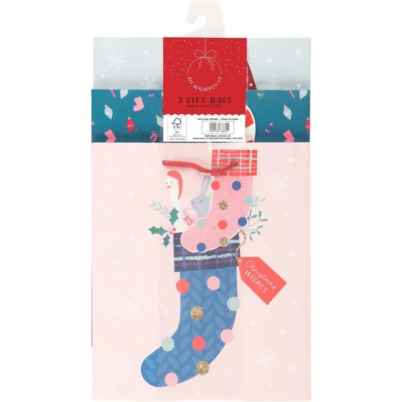 Discount Pack de 3 sacs cadeaux medium Emballage Cadeau
