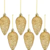 New Pack de 6 sujets pomme de pin Décoration De Sapin