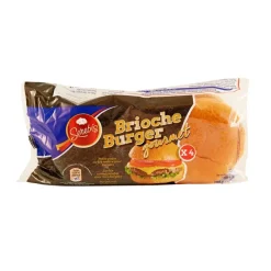 Pain burger brioche x4 300g Epicerie Sucrée·Biscuit, Brioche