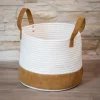 Outlet Panier bi matiere Rangement Décoratif