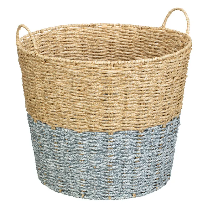 Online Panier bicolore Rangement Décoratif