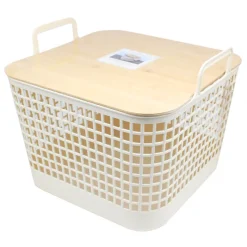 New Panier de rangement bambou l Rangement