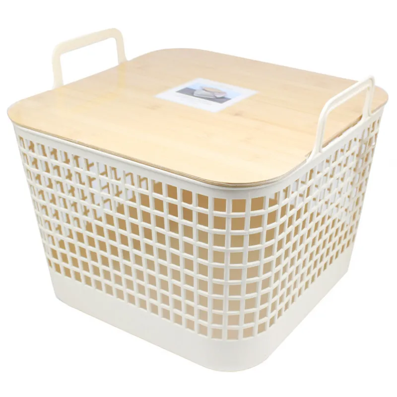New Panier de rangement bambou l Rangement