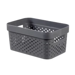 New Panier infinity 4,5l gris Rangement
