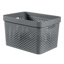 Outlet Panier infinity 17l gris Rangement
