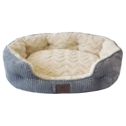 Best Panier pour chien oval gris Couchage Chien