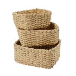 New Panier tresse - m Rangement Décoratif