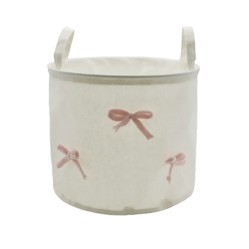 Outlet Paniere de rangement noeud rose Accessoire Salle De Bain
