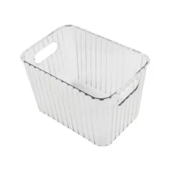 Clearance Paniere de rangement striee s Accessoire Salle De Bain