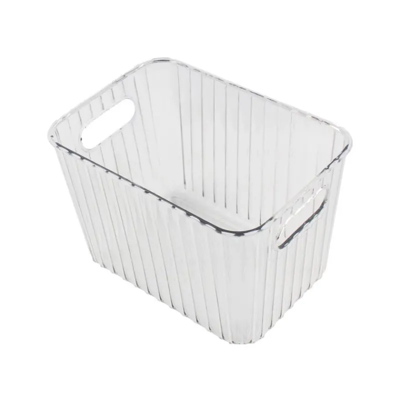 Clearance Paniere de rangement striee s Accessoire Salle De Bain