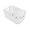 Sale Paniere de rangement striee m Accessoire Salle De Bain