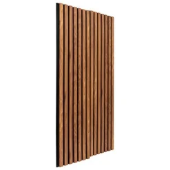 Best Panneau deco tasseaux bois fonce Revetement Sol, Mur