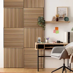 Hot Panneau decoratif 60x60x2.1cm Revetement Sol, Mur
