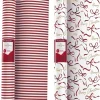 Online Papier cadeau 8m blanc et rouge Emballage Cadeau