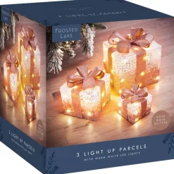 Discount Paquets cadeaux lumineux x3 Décoration Lumineuse