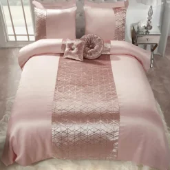 Clearance Parure lexi 260x240 rose Linge De Lit·Parure De Lit, Housse De Couette