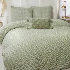 Best Parure lit lara 200x200 vert Linge De Lit·Parure De Lit, Housse De Couette