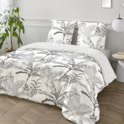 Parure palmae 260x240 coton Linge De Lit·Parure De Lit, Housse De Couette
