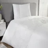 Best Parure pinsonic 140x200 blanc Linge De Lit·Parure De Lit, Housse De Couette