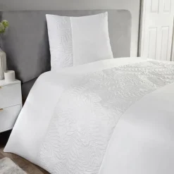 Best Parure pinsonic 140x200 blanc Linge De Lit·Parure De Lit, Housse De Couette