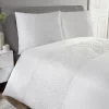New Parure pinsonic 200x200 blanc Linge De Lit·Parure De Lit, Housse De Couette