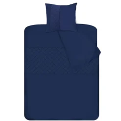 New Parure pinsonic 140x200 bleu Linge De Lit·Parure De Lit, Housse De Couette