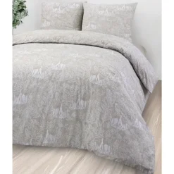 New Parure 240x220 flanelle woodland Linge De Lit·Parure De Lit, Housse De Couette